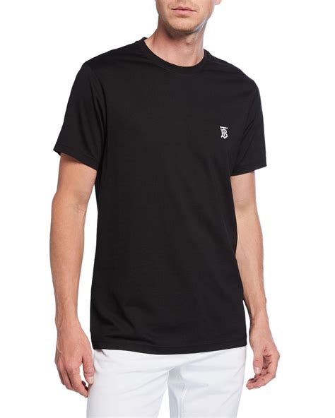 burberry embroidered cotton jersey t shirt|Burberry t shirt men price.